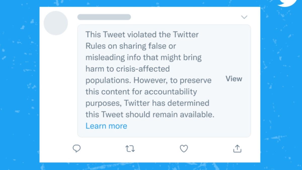 Cegah Misinformasi Selama Perang, Twitter Luncurkan Kebijakan Informasi Krisis