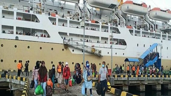 Free Homecoming Of The Ministry Of Transportation Smoothly, 1,083 Passengers Arrive At Priok Port