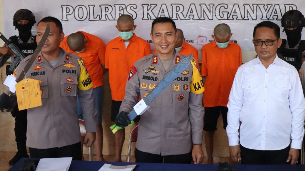 Polisi Tangkap Para Pelaku Pengeroyokan di Karanganyar yang Sempat Viral di Medsos