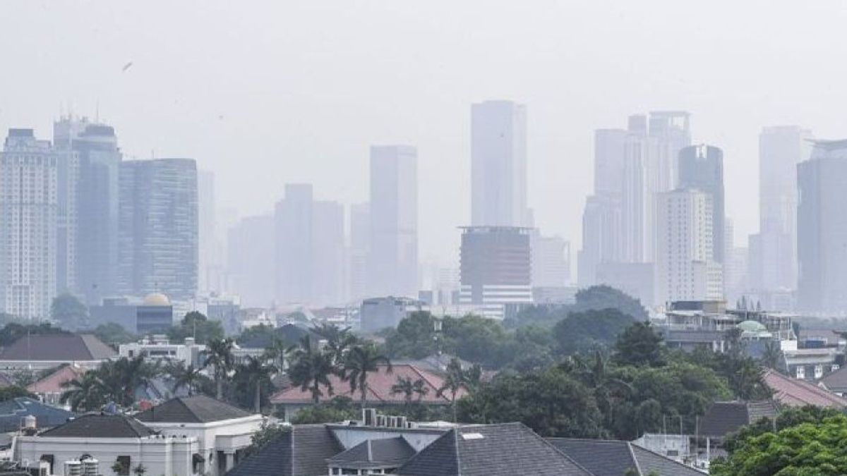 Dimanche matin, la qualité de l'air de Jakarta entre dans la catégorie "Sans, le quatrième pire au monde"