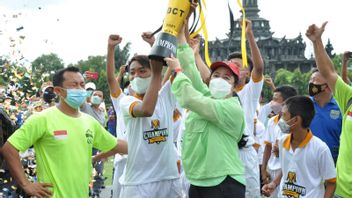 Tutup Piala KBPP Polri di Bali, Puan Harap Muncul Banyak Bibit Emas Pesepakbola
