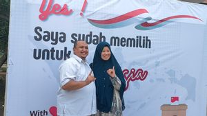 Ketua DPRD Kota Bogor Boyong Istri dan Anaknya Gen Z Nyoblos di TPS