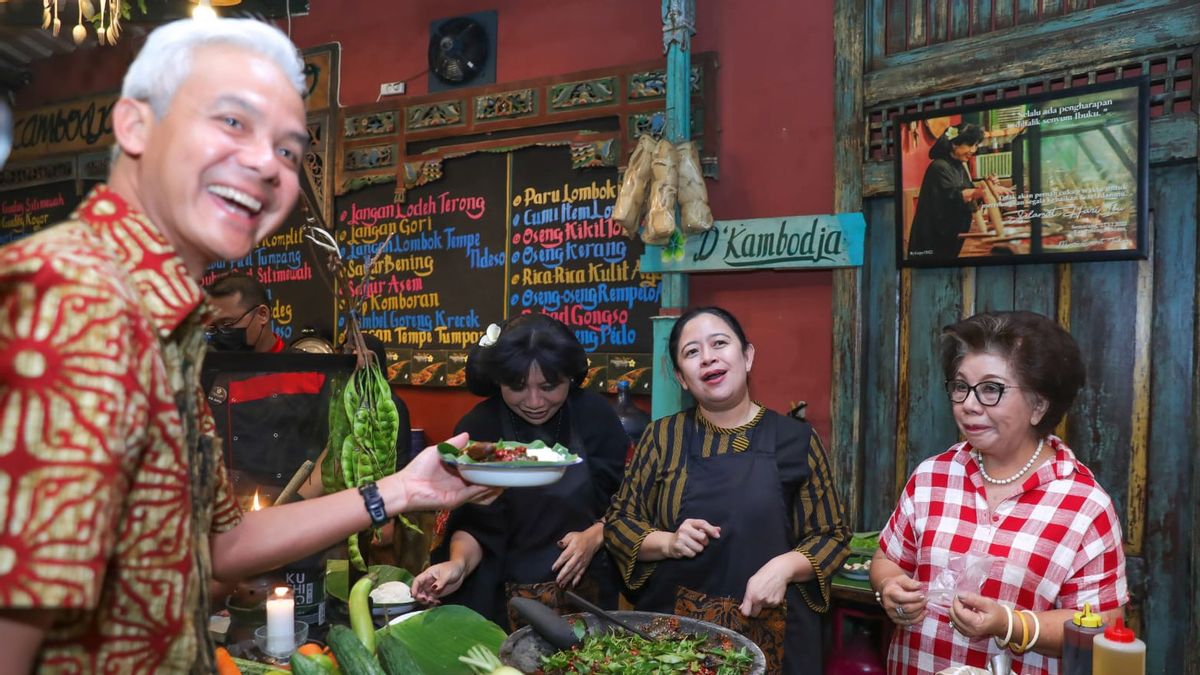 Kunjungan Gastronomi Puan Maharani, Sambal Terung Mangut yang Menggoda untuk Ganjar Pranaowo di Restoran Anne Avantie