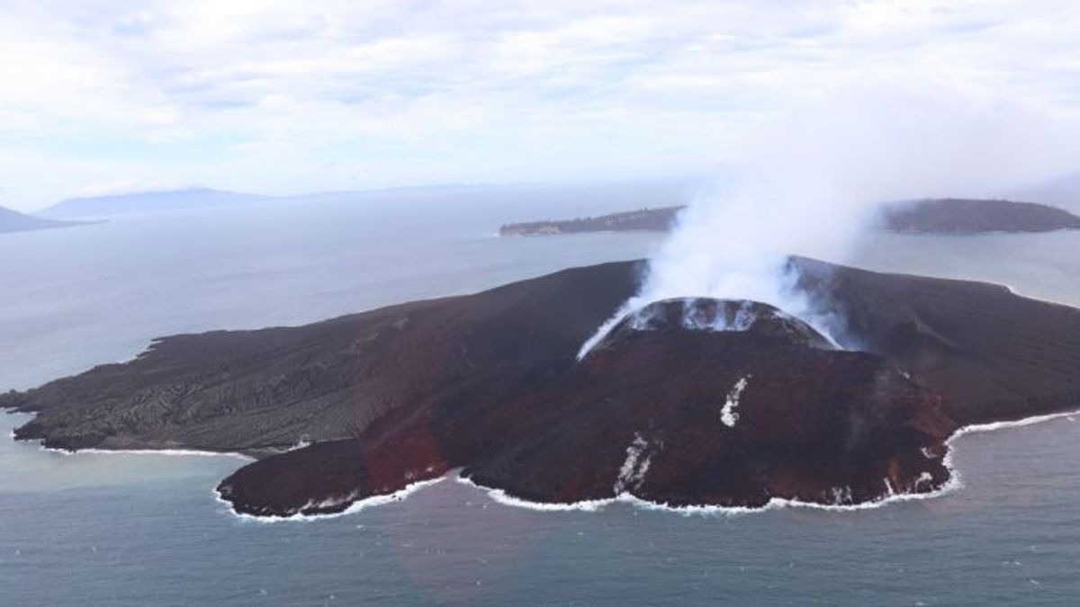 強調表示された後、BMKGは情報を更新します:アナッククラカタウ山の噴火からの潜在的な津波