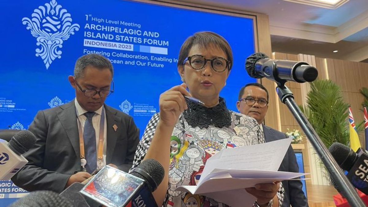 Foreign Minister Retno: Evacuation Of Indonesian Citizens From Palestine Waits For A Safe Situation