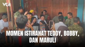 タプスルのテディ、ボビー、マーリ将軍の休憩の瞬間、住民が写真を撮る