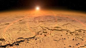 メタンは火星の表面から出現し、消える可能性があります、これが原因です