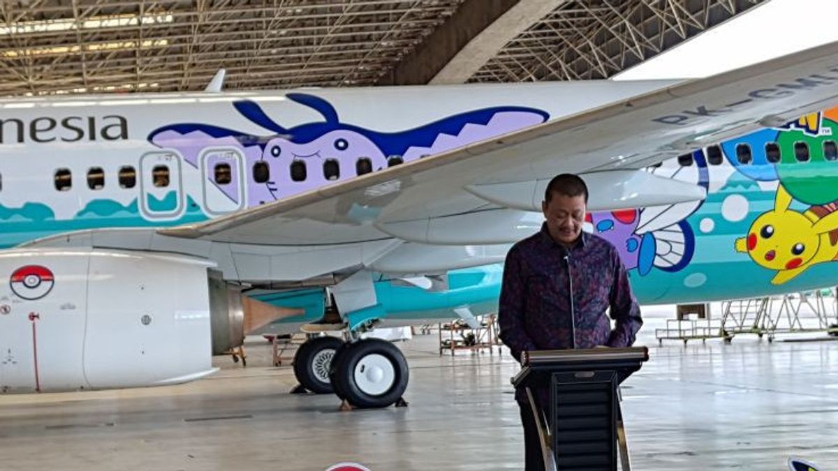 President Director Of Garuda Indonesia Optimistic That The Pikachi Jet GA1 Aircraft Will Increase Its Attractiveness To Prospective Passengers