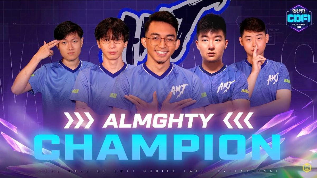 ALMGHTY, Esports Team From Singapore Becomes Champion In Call Of Duty: Mobile Fall Invitational 2022