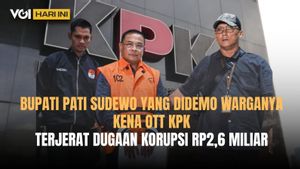 VOI Hari Ini: Bupati Pati Sudewo Kena OTT KPK, Warga Pati Rayakan dengan Pesta Kembang Api