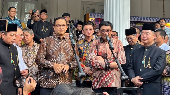 观察员“Mesranya”Ahok-Anies在市政厅聚会时说“Mesranya”Ahok-Anies在市政厅聚会时说“Pramono-Rano”