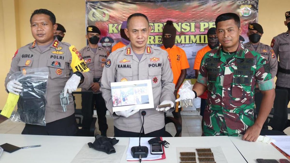 Polisi Telusuri Asal Usul Amunisi dari Anggota KKB yang Ditangkap di Timika