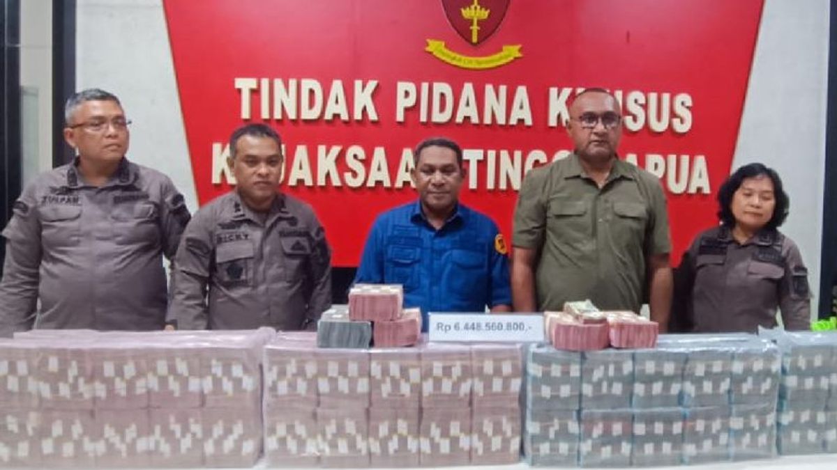 Papua Prosecutor's Office Confiscates IDR 6.4 Billion In Money Related To The XX PON Corruption Case