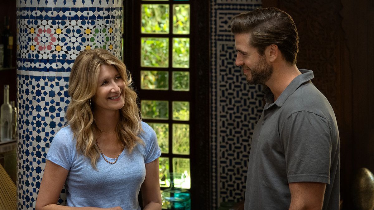 Laura Dern et Liam Hemsworth, de 23 ans, deviendront partenaire sur Lonely Planet