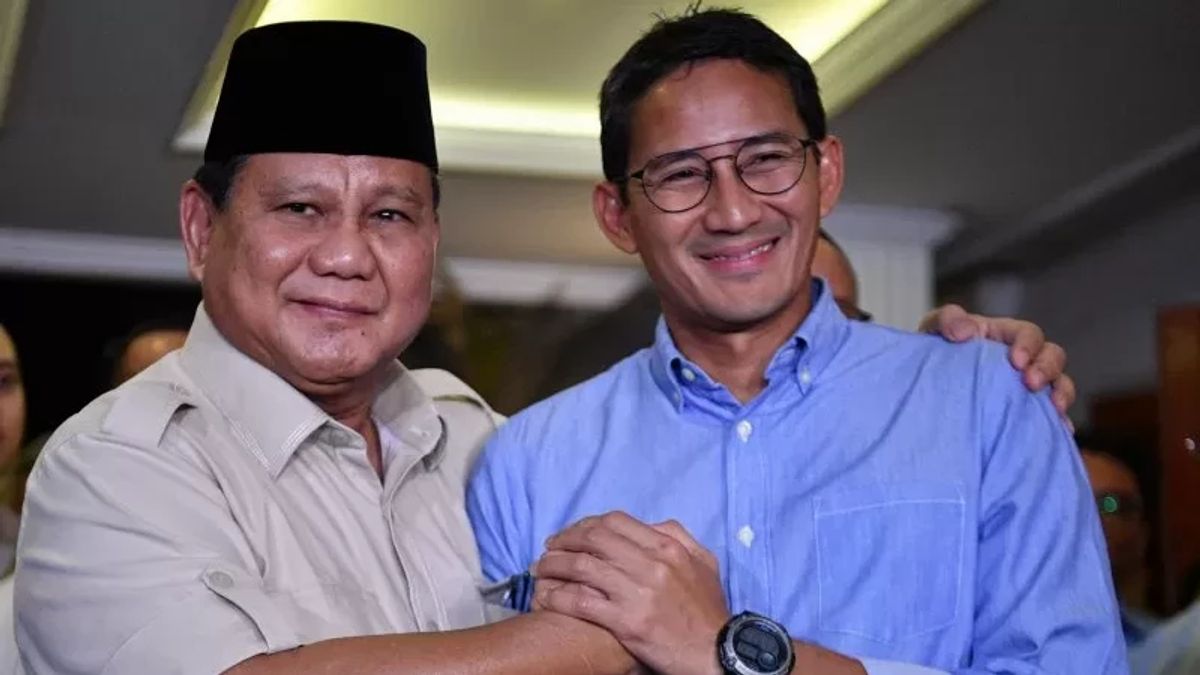 Prabowo's Response When He Learned The News Of Sandiaga Joining PPP: Only Smiles