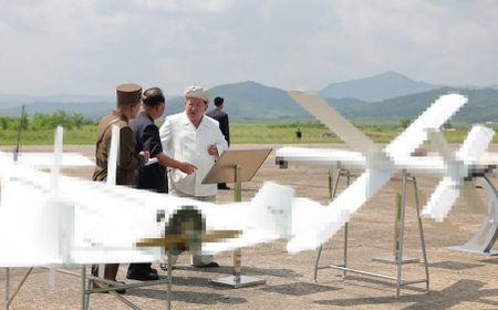 Awasi Langsung Uji Coba Drone Bunuh Diri Korea Utara, Kim Jong-un Ingin Produksinya Ditingkatkan