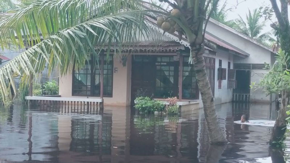 シンカワンカルバル洪水の影響を受けた41家族が避難