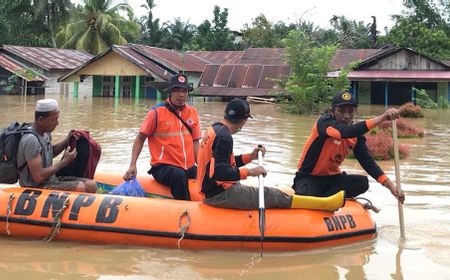 Banjir di Kabupaten Paser Kaltim, 450 Warga Mengungsi