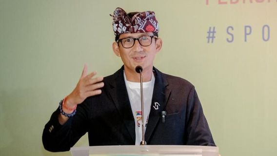 Sandiaga Uno : La réalisation du tour de Wisman à Bali n'a atteint que 40 pour cent