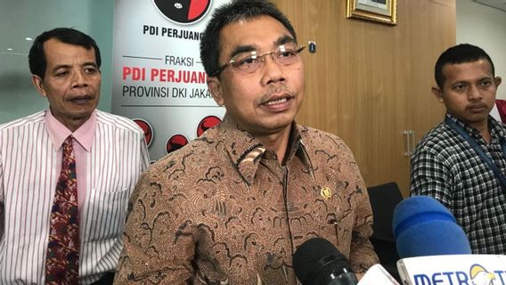 PDIP Retourne Sentil TGUPP Anies: SKPD A Plus Peur D’eux Que DPRD