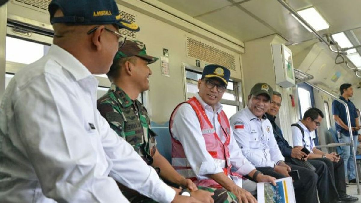 Menhub Cek Perkembangan Pembangunan Jalur KA Lhokseumawe-Bireuen Aceh