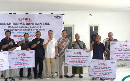 Dorong Peningkatan Ekonomi Pedesaan, SIG Bantu Pengembangan Usaha Mikro dan Infrastruktur Pertanian di Gresik dan Lamongan