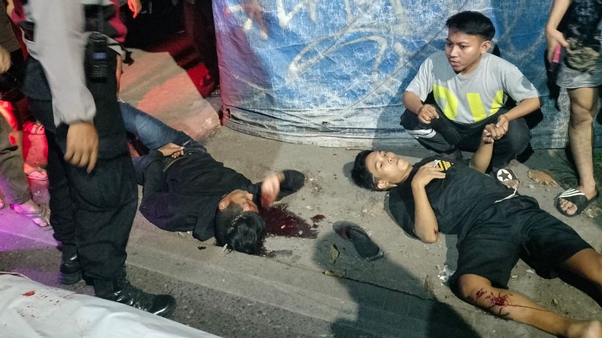 2 Jambret à Tangerang Babak Belur Après avoir été arrêté par des résidents en action