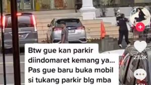 Viral Parkir Mobil Ditarif Rp15.000 di Indomaret Kemang, Jukir: Belanjanya di Seberang yang Tarif Parkirnya Rp30 Ribu