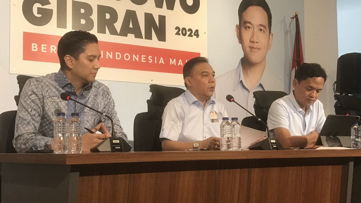 تقدير قرار المحكمة الدستورية ، TKN Prabowo-Gibran: هذا يعني أن ترشيح جبران ليس معيبا قانونيا وأخلاقيا