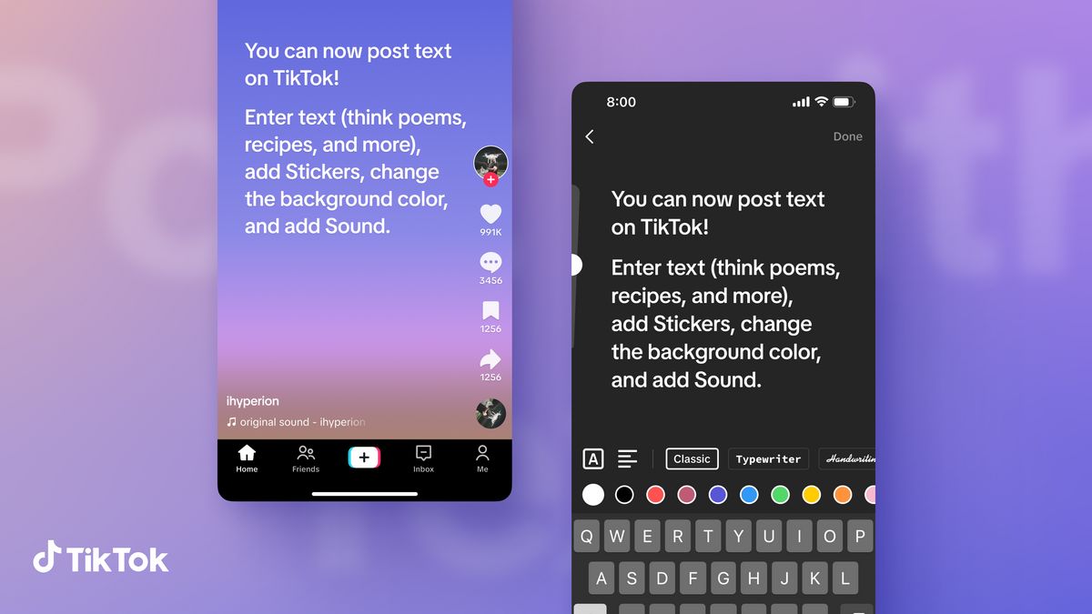 TikTok Expands Text Posting Features For Creators And Users