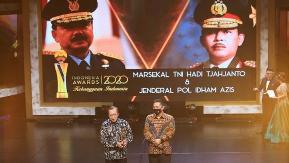 TNI司令官と警察署長がインドネシア賞2020を受賞、審査員の一人はエアランガ・ハルタルト