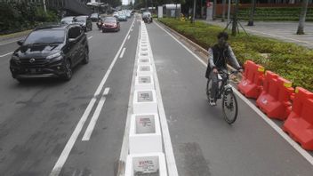 DPR-Polri Veut Que Les Pistes Cyclables Permanentes Sont Démantelées, Wagub DKI: Nous Apprendrons Plus Tard