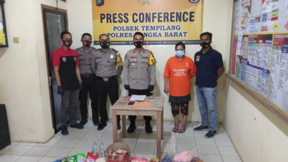 Polisi Ringkus Pencuri Uang Rp150 Juta di Bangka Belitung