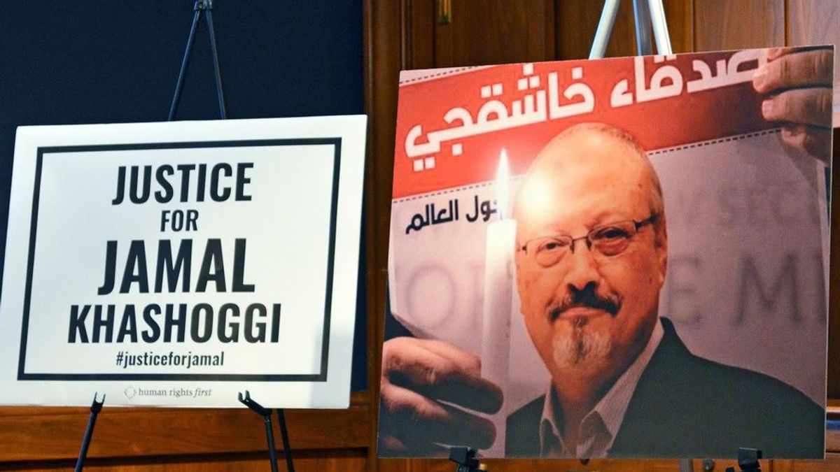 Jamal Khashoggi 'Born' Again, So The Street Name "Jamal Khashoggi Way" In Front Of The Saudi Embassy In Washington
