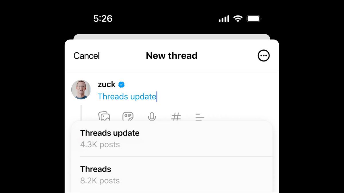 Different From Others, Hashtag Features In Threads Use Hyperlink System