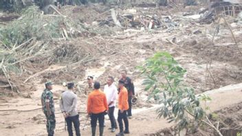 Acting Governor Of West Java Visits Landslide Location In Subang
