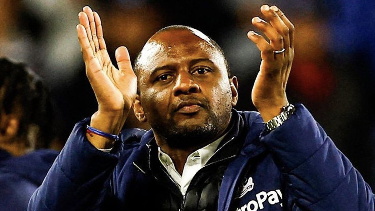 Patrick Vieira Wasn't Surprised By Crystal Palace's Impressive Performance As Arsenal Slaughtered Three Goals Without Reply