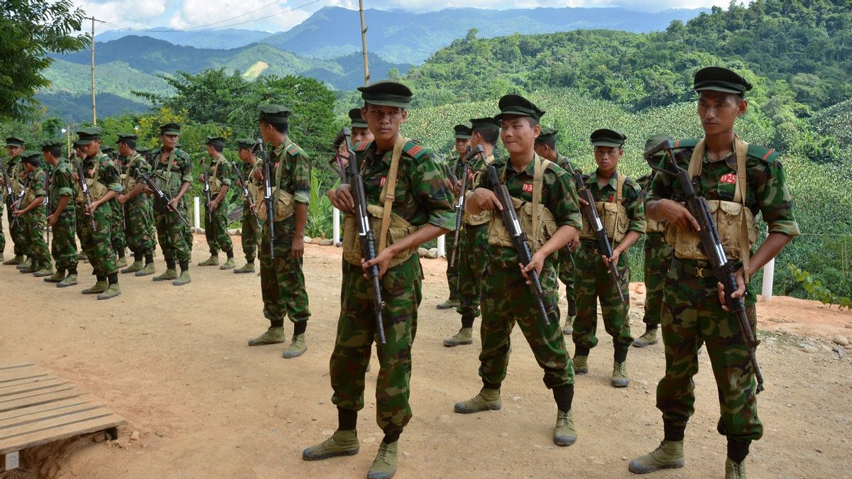 Etnis Bersenjata KIA Rebut Pos Tentara dan Polisi, Rezim Militer Myanmar Tembakkan Artileri
