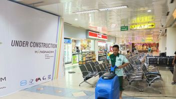 Hujan Deras, Ruang Tunggu Bandara Internasional Hang Nadim Batam Banjir