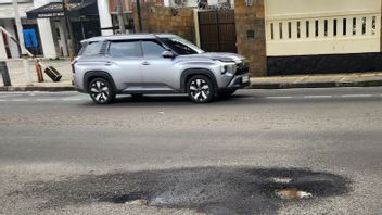 Ojol Celaka on Grogol Flyover, Bina Marga Says Road Hole Has Been Handled 