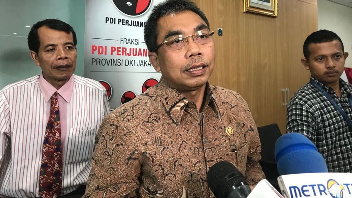 Ketua Fraksi PDIP Akui Anak Buah Anies Sempat Melobi untuk Batalkan Usulan Interpelasi Formula E