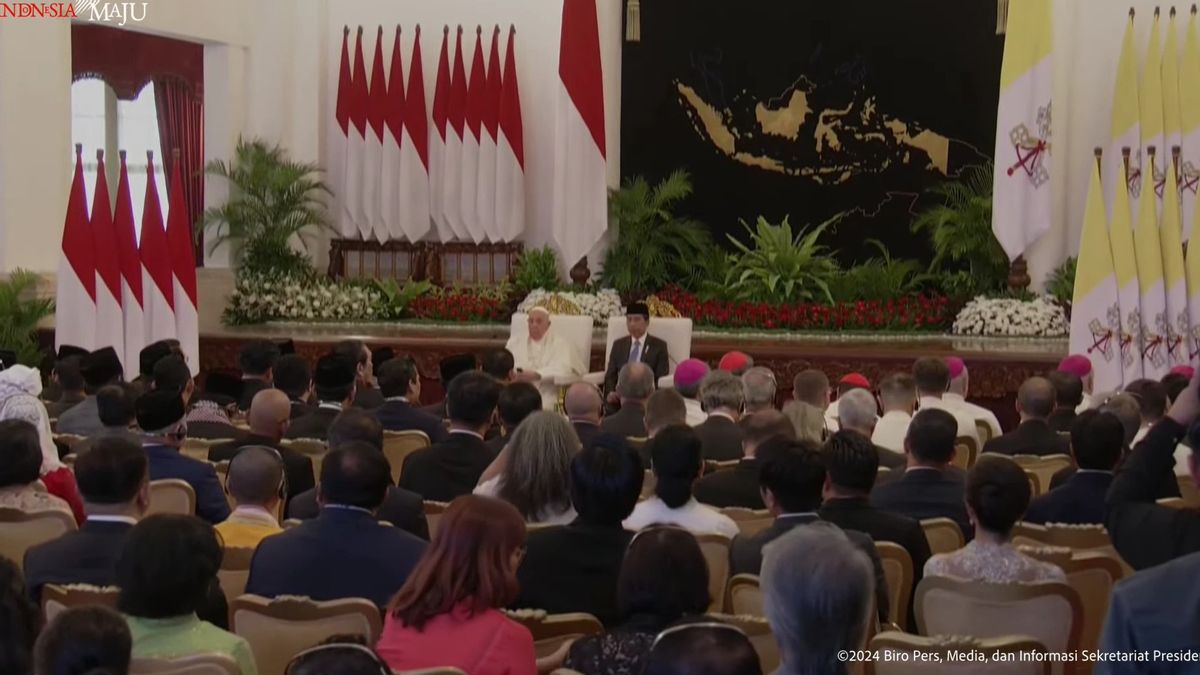 Le Président Jokowi : L'Indonésie apprécie vraiment l'attitude du Vatican pour exprimer la paix en Palestine