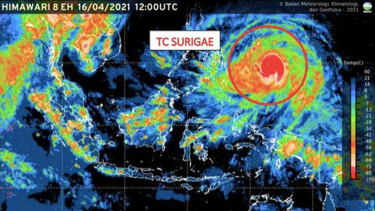 9 Provinces Invitées à être Au Courant Du Cyclone Surigae Qui Augmentera Au Cours Des Prochaines 24 Heures