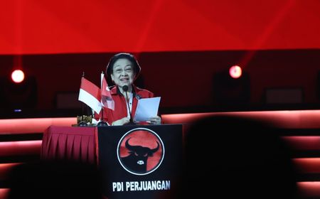 Megawati ke Jokowi di Rakernas IV PDIP: Tanah Subur Tidak Boleh Dikonversi Pak Presiden