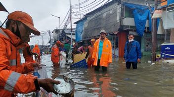 Attention, Les Plus Hautes Marées De Mer Provoquent Une Inondation Côtière à Jakarta Le 11 Décembre