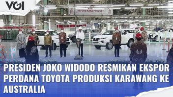 ビデオ:ジョコウィ大統領、オーストラリアへの200万台のトヨタの最初の輸出を発表