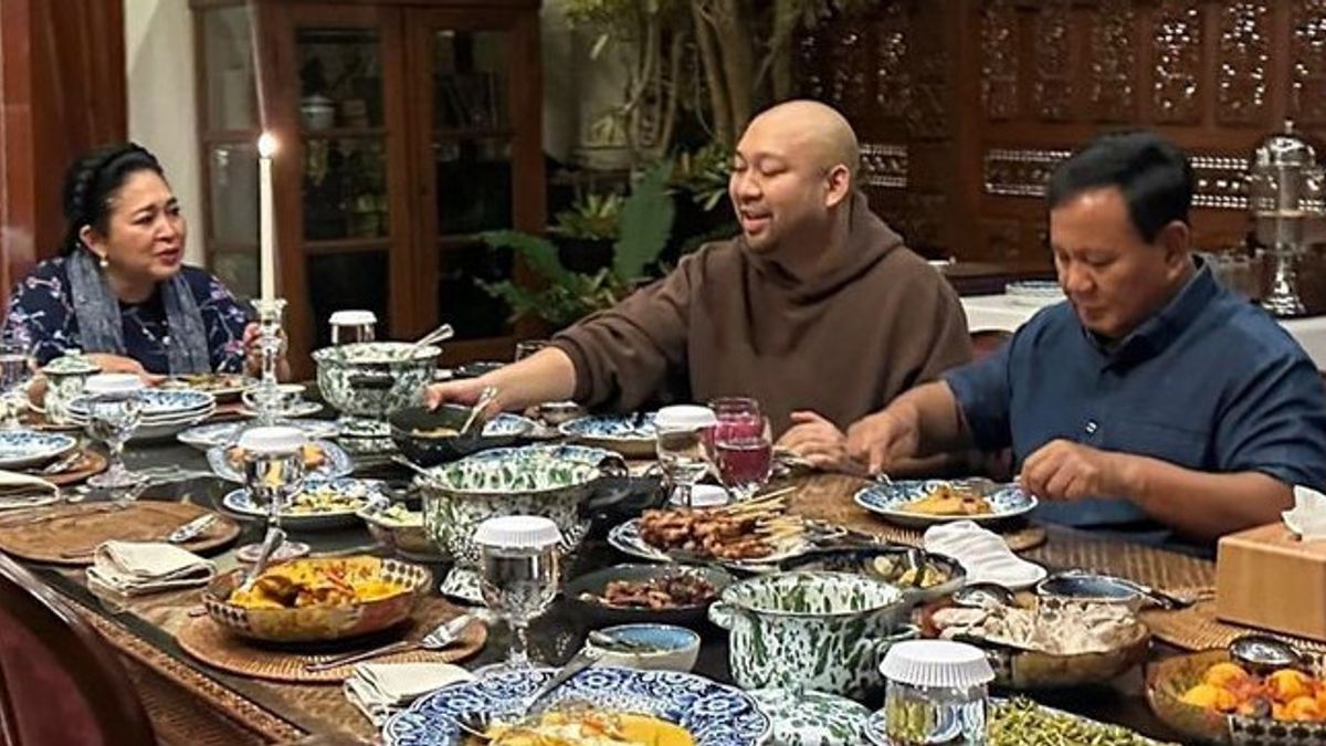 Gaya Berbuka Puasa Prabowo Subianto dan Titiek Soeharto, Menu Hidangannya Khas Nusantara