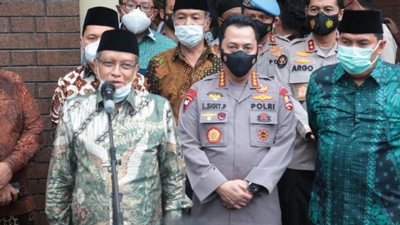 Prof. Indriyanto Loue La Visite Du Chef De La Police à NU-Muhammadiyah Apporter La Fraîcheur, Construire Kamtimas Propice