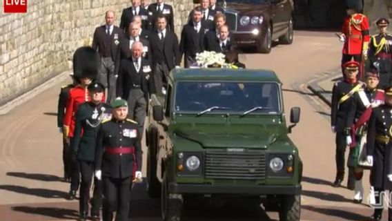 Prince Philip's Funeral, His Body Was Dispatched To The Chapel Of Sts. George