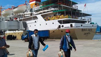Kapal Pelni Angkut 482 Pemudik dari Pelabuhan Tanjung Priok ke Bangka Belitung